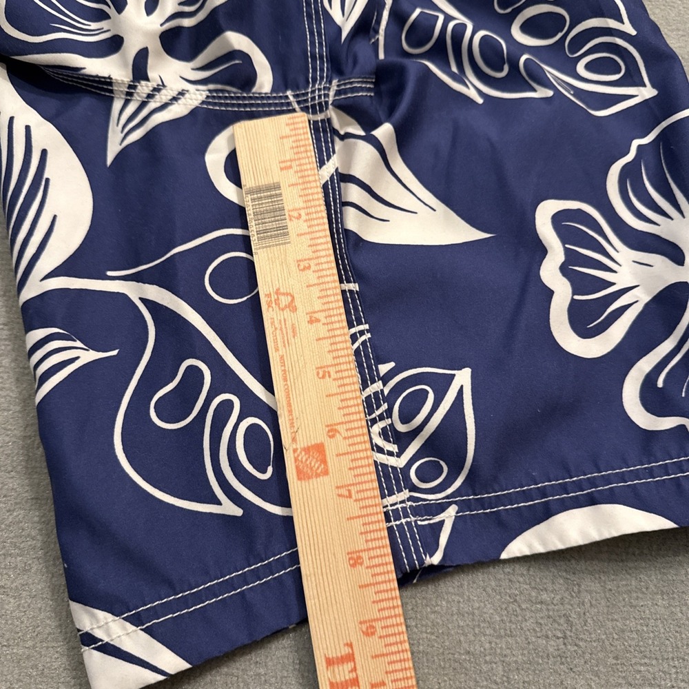 J. Crew Original Swimwear Floral Trunks Mens Size 32 Hawaiian Cruise Tropical - Picture 9 of 11